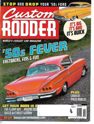CUSTOM RODDER 2005 NOV - ORANGE CRUSH '58 CHEVY, '51 FORD WOODIE, '50 BUICK